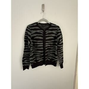Ann Taylor Zebra Cardigan, size M